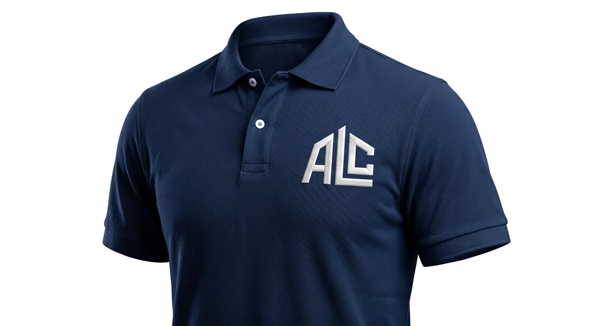 Polo brodé sur mesure