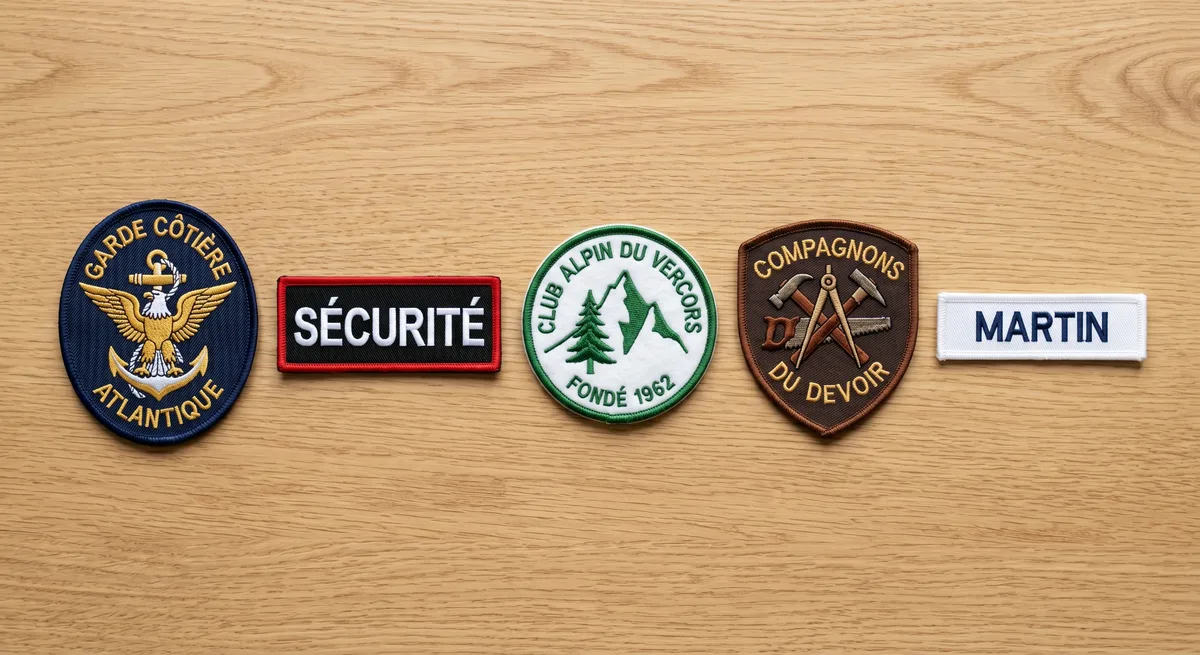 Écusson patch brodé sur mesure thermocollant