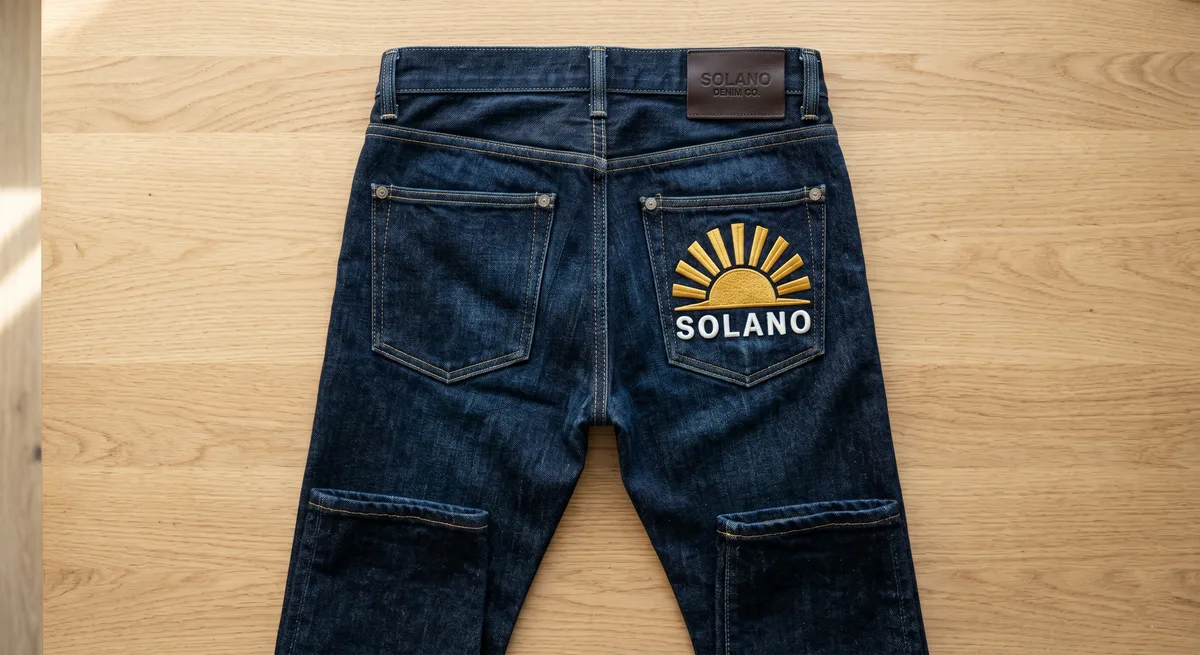 Jean brodé collection capsule personnalisé
