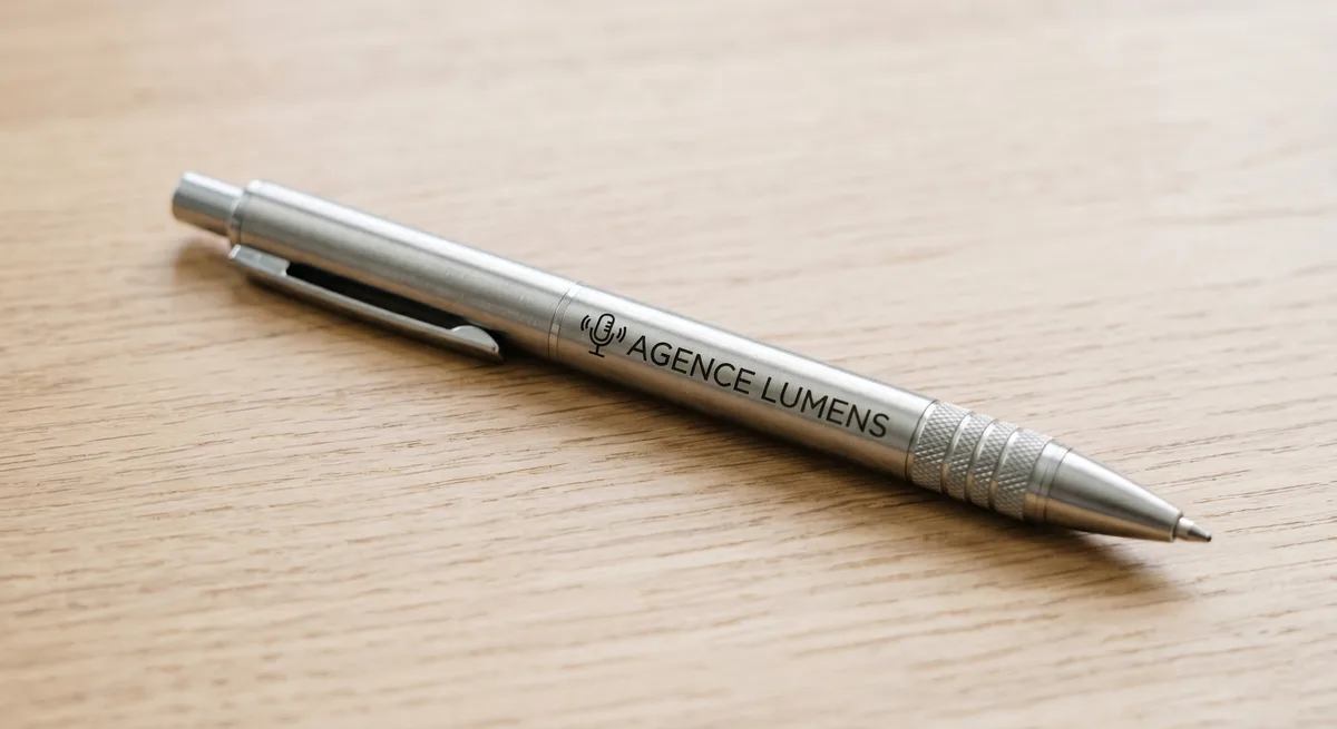Stylo gravé laser personnalisé cadeau corporate