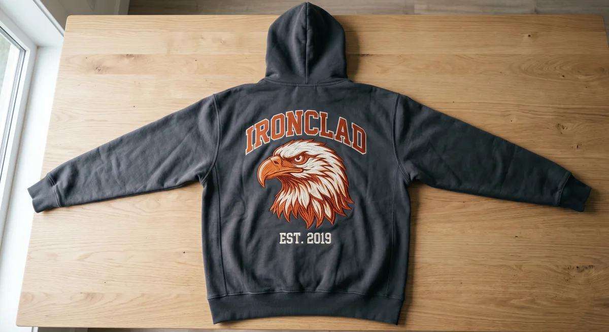 Sweat hoodie brodé personnalisé